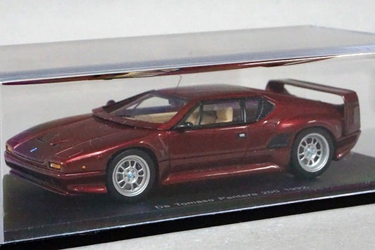 1:43 SPARK S0535 De Tomaso Pantera 200 1992 Metallic Red model car