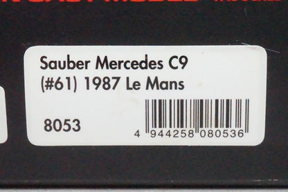 1:43 HPI 8053 Sauber Mercedes C9 Le Mans 1987 #61