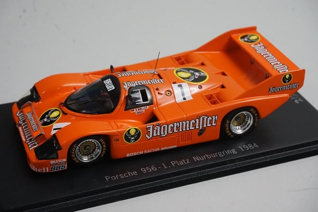 1:43 SPARK SAM117 SB Collection Belov Special Order Porsche 956-1 Platz Nurburgring 1984 #1 Jagermeister
