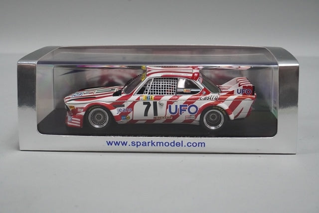 1:43 SPARK S1573 BMW 3.0 CSL LM 8th Le Mans 1977 #71