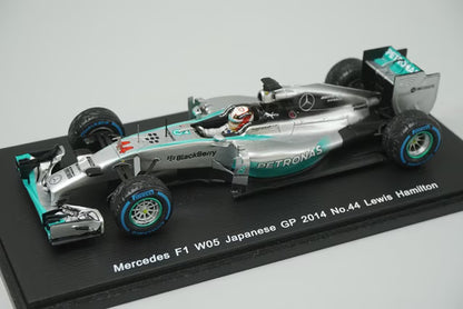 1:43 SPARK SCS145 Mercedes Benz F1 W05 Suzuka 2014 Japan GP Winner #44 L.Hamilton