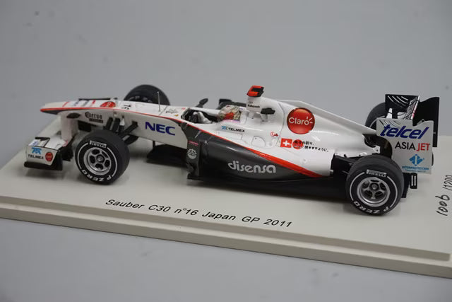 1:43 SPARK SJ006 Sauber C30 Japan GP 2011 #16 Kamui Kobayashi
