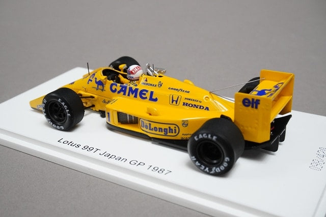 1:43 SPARK ROMU036 Lotus 99T Japan GP 1987 Satoru Nakajima #11 CAMEL