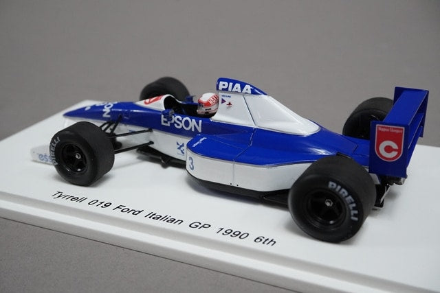 1:43 SPARK ROMU020 Tyrrell 019 Ford Italian GP 1990 #3 Satoru Nakajima