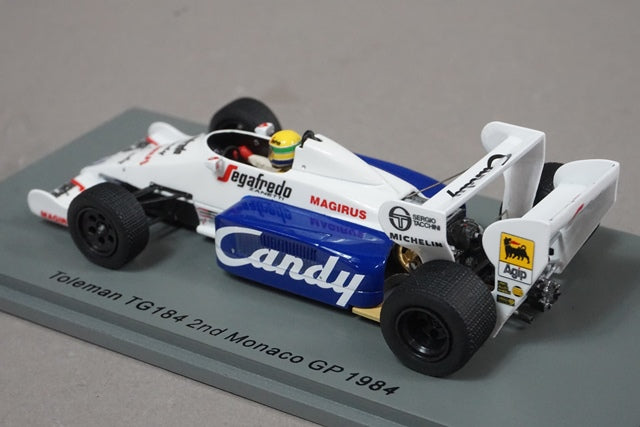 1:43 SPARK S2778 Toleman TG 184 Monaco GP 1984 #19 A.Senna