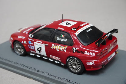 1:43 SPARK S0452 Alfa Romeo 156 GTA ETCC 2003 Champion #4 G.Tarquini