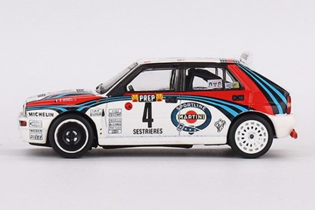 MGTS0002 TSM MINI-GT 1:64 Lancia Delta HF Integrale Evoluzione Monte Carlo Rally 1992 LHD 4Set