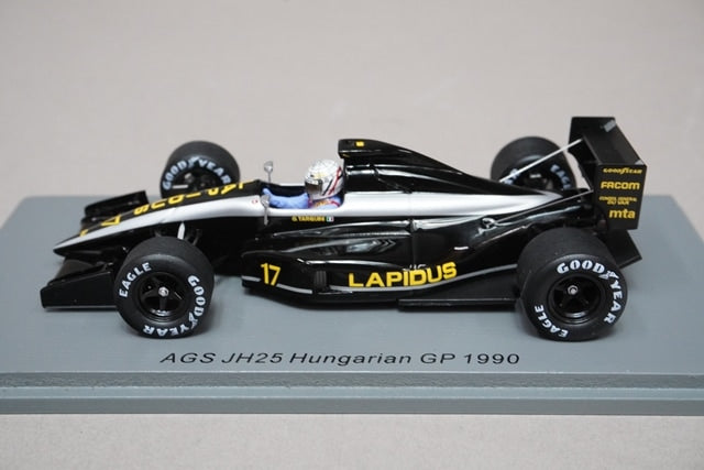 1:43 SPARK S7222 AGS JH25 Hungarian GP 1990 #17 G.Tarquini