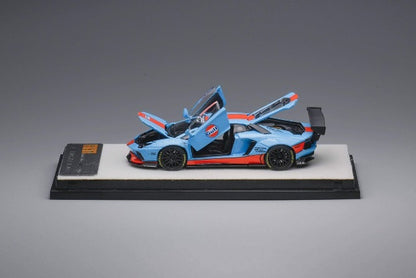 PGM-640410-1 PGM 1:64 Lamborghini LBWK Aventador LP700-4 LB700 Full Open Model GULF Square Base