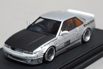 1:43 ignition model IG1179 Rocket Bunny S13 V1 Silver