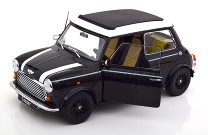 KKDC120072L KK scale 1:12 MINI COOPER Sunroof Black Metallic/White LHD