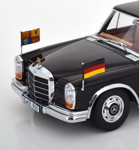 KKDC181185 KK scale 1:18 Mercedes 600 W100 Landaulet 1965 Elizabeth II / Kurt Georg Kiesinger