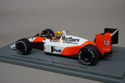 1:43 SPARK S5397 McLaren MP4/4 Japan GP 1988 Winner #12 A.Senna