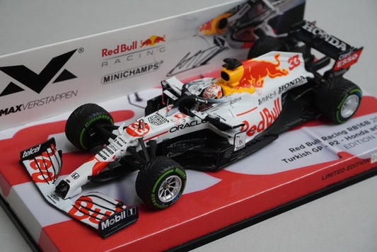 1:43 MINICHAMPS 413212633 Red Bull Racing RB16B 2021 Turkish GP #33 M.Verstappen model car