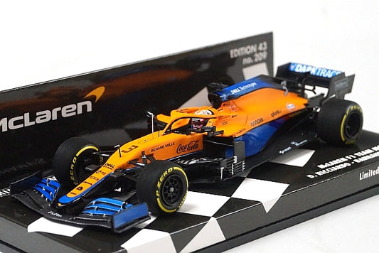 1:43 MINICHAMPS 537214303 McLaren F1 Team MCL35M Bahrain GP 2021 #3 D.Ricciardo