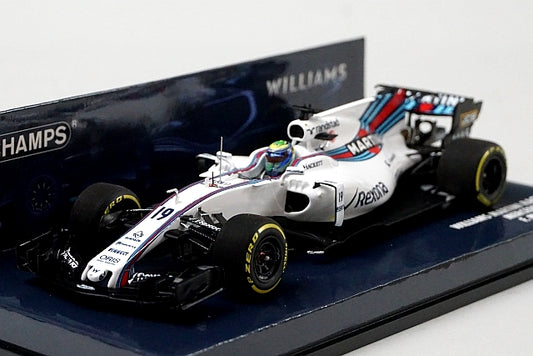 1:43 MINICHAMPS 417170019 Williams MARTINI Racing Mercedes FW40 2017 #19 F.Massa