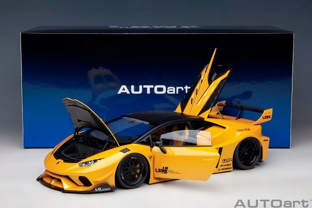 79127 AUTOart 1:18 Liberty Walk LB Silhouette Works Lamborghini Huracan GT Metallic Yellow