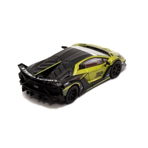 MC151-LG TSM MINI-GT 1:64 Lamborghini LB-Silhouette WORKS Aventador GT EVO Lime