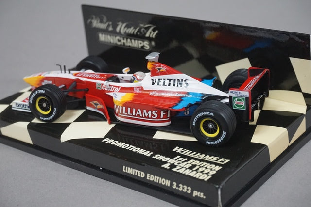 1:43 MINICHAMPS 430990095 Williams F1 1st Promotional Showcar 1999 Veltins #5