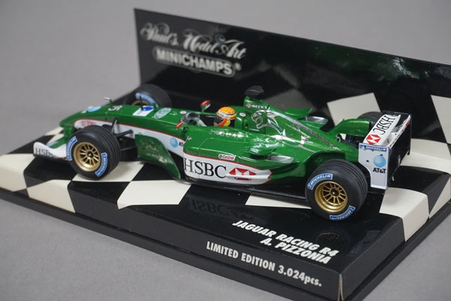 1:43 MINICHAMPS 400030015 Jaguar Racing R4 HSBC #15 Green x White