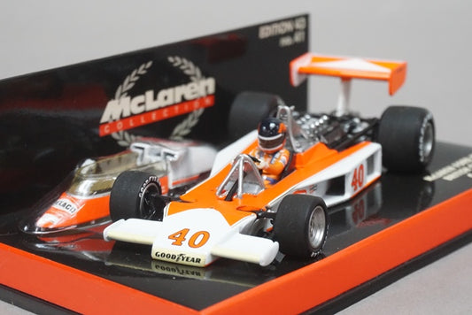 1:43 MINICHAMPS 530774340 McLaren Ford M23 BRITISH GP 1977 TEXACO G.Villeneuve #40