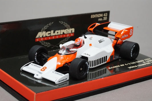 1:43 MINICHAMPS 530844308 McLaren MP4/2 World Champion N.Lauda 1984 #8