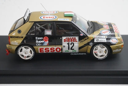 1:43 HPI 8062 Lancia Delta HF Integrale ESSO 1993 San Remo #12 Black x Gold