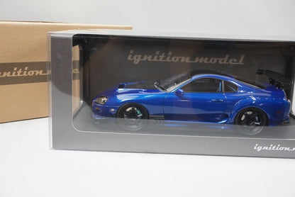 1:18 ignition model IG1354 Toyota Supra JZA80 RZ Blue model car