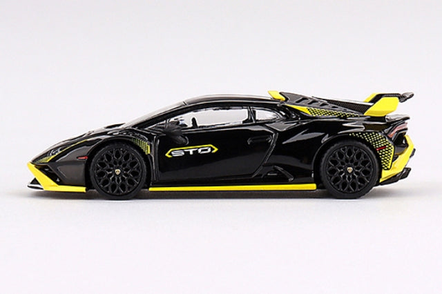 MGT00638-L TSM MINI-GT 1:64 Lamborghini HURACAN STO Nero Noctis LHD model car