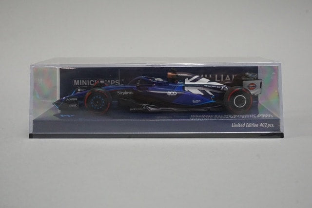 417231123 MINICHAMPS 1:43 Williams Racing FW45 A. Albon British GP 2023 Williams 800th GP Race Spec #23