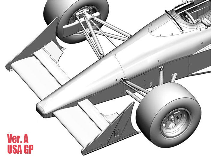 K546 Model Factory HIRO 1:43 McLaren MP4/5B Ver.A 1990 USA GP / Monaco GP Multi-Material Kit