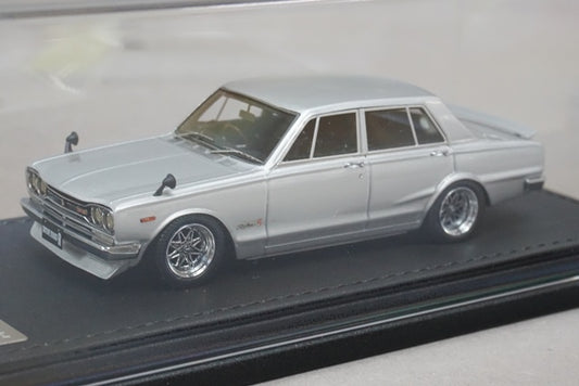 1:43 ignition model IG0079 Nissan Skyline 2000 GT-R PGC10 1970 Silver model car