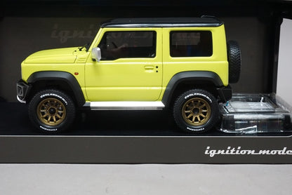 1:18 ignition model IG1703 Suzuki Jimny Sierra JC JB74W Kinetic Yellow / Black