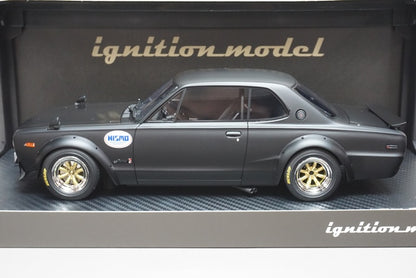 1:18 ignition model IG2021 Nissan Skyline 2000 GT-R (KPGC10) Matte Black