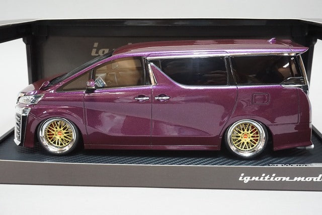 1:18 ignition model IG1674 Toyota Vellfire 30 ZG Purple Metallic