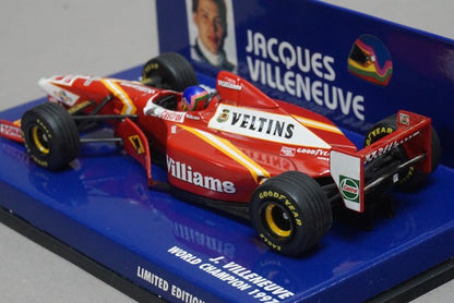 1:43 MINICHAMPS 430980091 Williams F1 World Champion 1997 J.Villeneuve #1