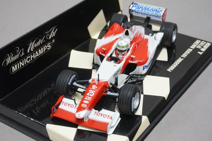 1:43 MINICHAMPS 400020025 Panasonic Toyota F1 Racing TF102 A.McNish #25 avex decal