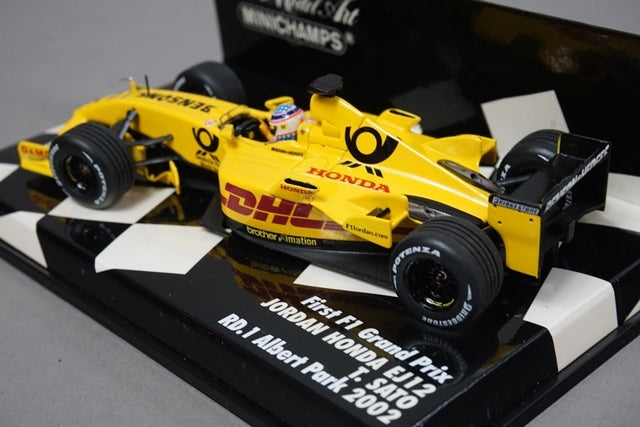 1:43 MINICHAMPS 400020010 Jordan Honda EJ12 2002 Takuma Sato