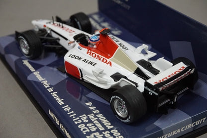 1:43 MINICHAMPS 403030116 BAR Honda 005 Japan GP 2003 Takuma Sato #16