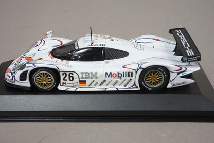 1:43 MINICHAMPS 430986926 Porsche 911 GT1 Le Mans Winner 1998 #26 model car