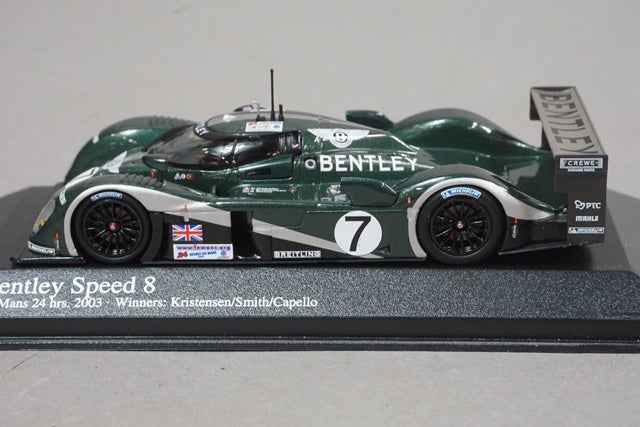 1:43 MINICHAMPS 400031307 Bentley Speed 8 2003 #7 model car