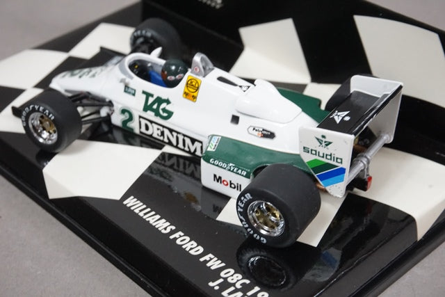 1:43 MINICHAMPS 430830002 Williams Ford FW08C 1983 J.Laffite #2