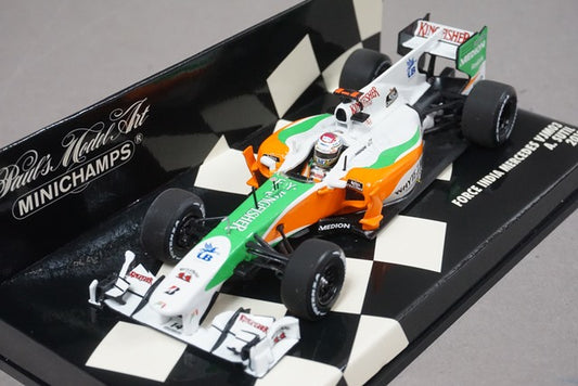 1:43 MINICHAMPS 410100014 Force India F1 Team Mercedes VJM03 2010 A.Sutil