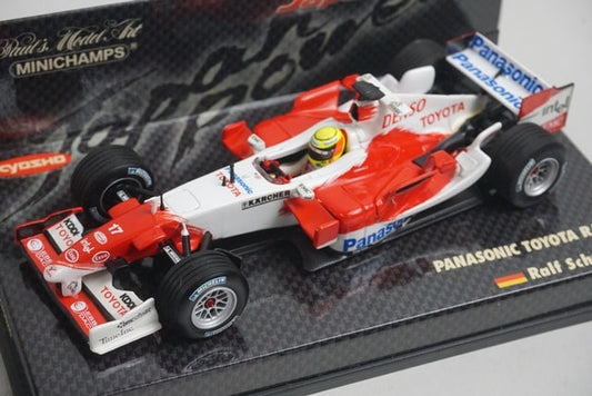 1:43 MINICHAMPS 403050117 KYOSHO Panasonic Toyota Racing TF105 R. Schumacher #17 model car