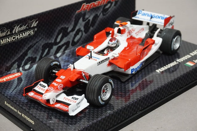 1:43 MINICHAMPS 403050116 Kyosho Panasonic Toyota Racing TF105 J. Trulli #16