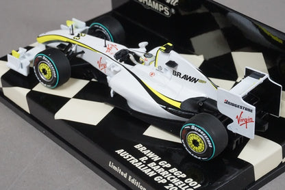 1:43 MINICHAMPS 400090123 Brown GP BGP 001 Australian GP 2009 R. Barrichello #23