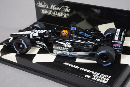 1:43 MINICHAMPS 400010121 European Minardi PS01 Test Car CH.Albers