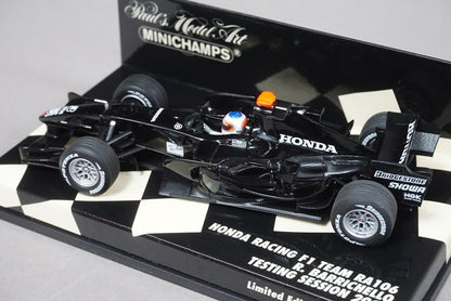 1:43 MINICHAMPS 400060211 Honda Racing F1 Team RA106 Test Car 2006 R.Barrichello