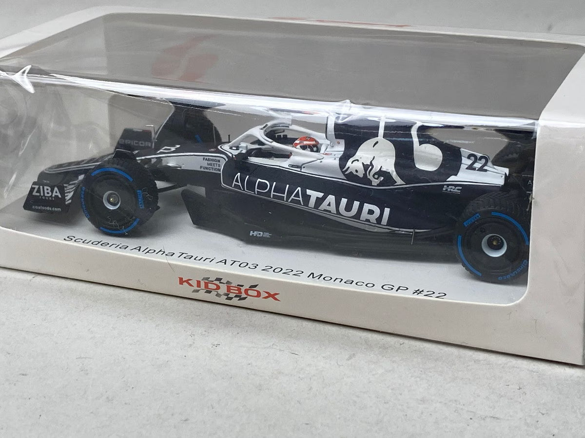 1:43 SPARK SKB43049 Scuderia AlphaTauri AT03 2022 Monaco GP Yuki Tsunoda #22