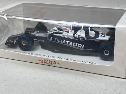 1:43 SPARK SKB43049 Scuderia AlphaTauri AT03 2022 Monaco GP Yuki Tsunoda #22